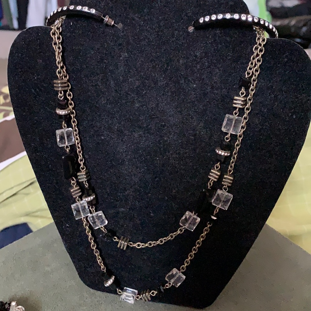 Necklace with earrings